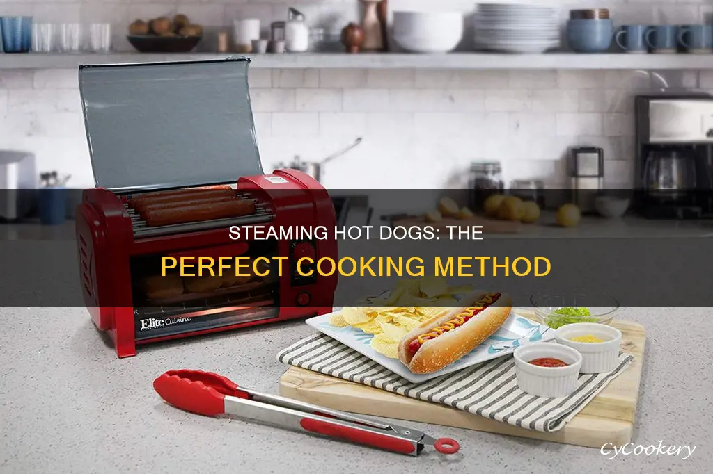 how to cook hot dog steam