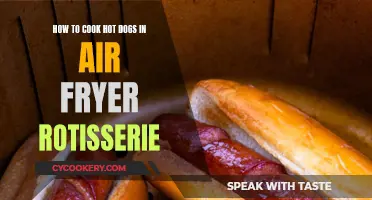 Master the Art of Air-Frying: Perfectly Cooked Hot Dogs with Rotisserie Technique