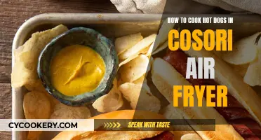 Air Fryer Hot Dogs: Cooking with Cosori