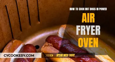 Crispy, Fast, and Easy: Power Air Fryer Hot Dogs