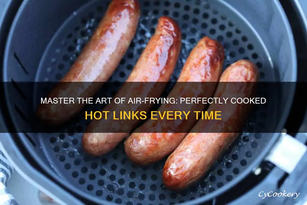 how to cook hot link in air fryer