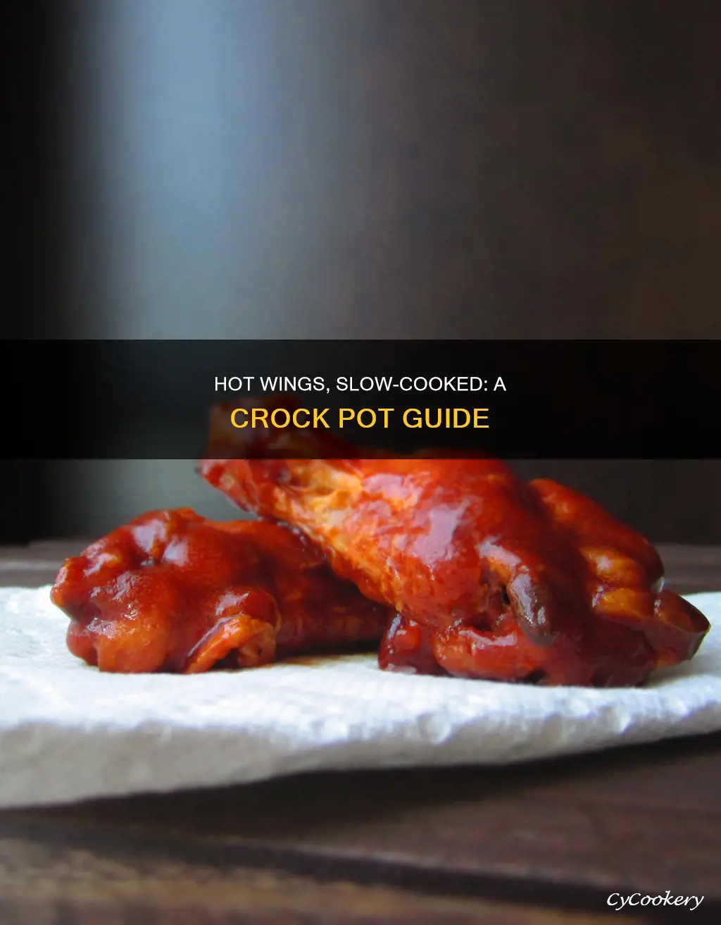 how to cook hot wings in a crock pot