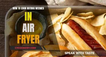 Hotdog Weenies, Air Fryer Style: Quick, Easy, Delicious!