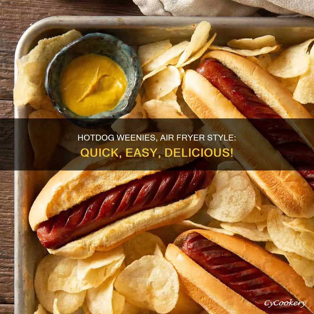 how to cook hotdog weenies in air fryer