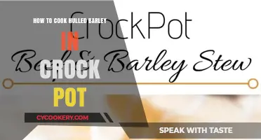 Cooking Hulled Barley: A Crock Pot Essential