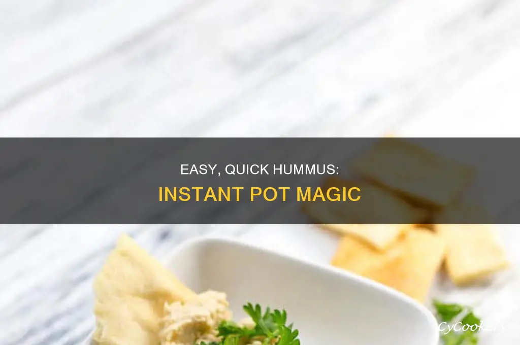 how to cook hummus in a insta pot