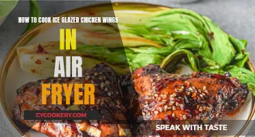 Crispy, Sweet, and Easy: Air Fryer Ice Glazed Chicken Wings