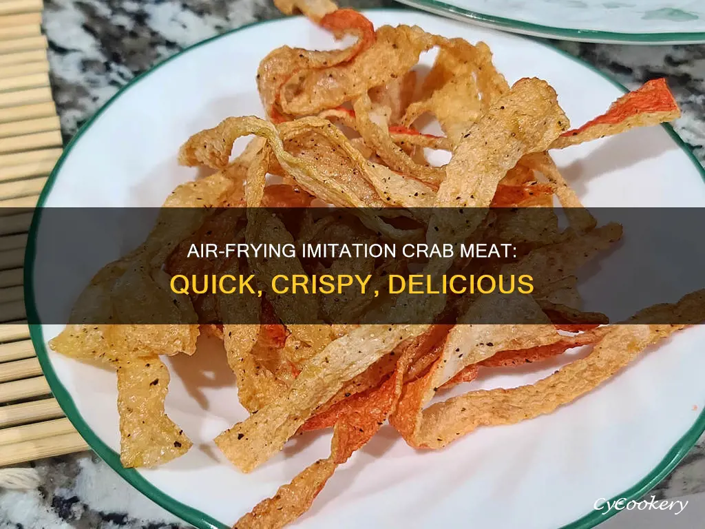 how to cook imitation crab meat in air fryer