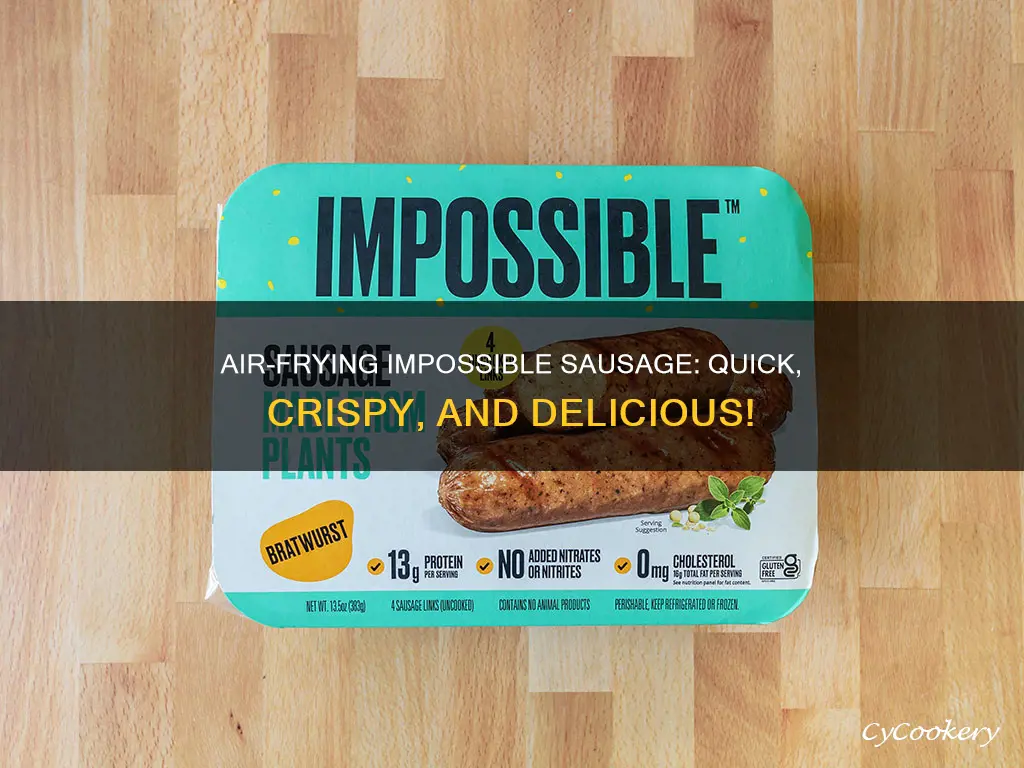 how to cook impossible sausage in air fryer