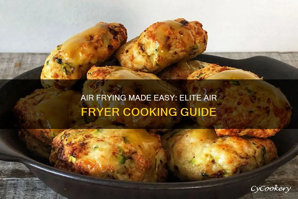 how to cook in a elite air fryer