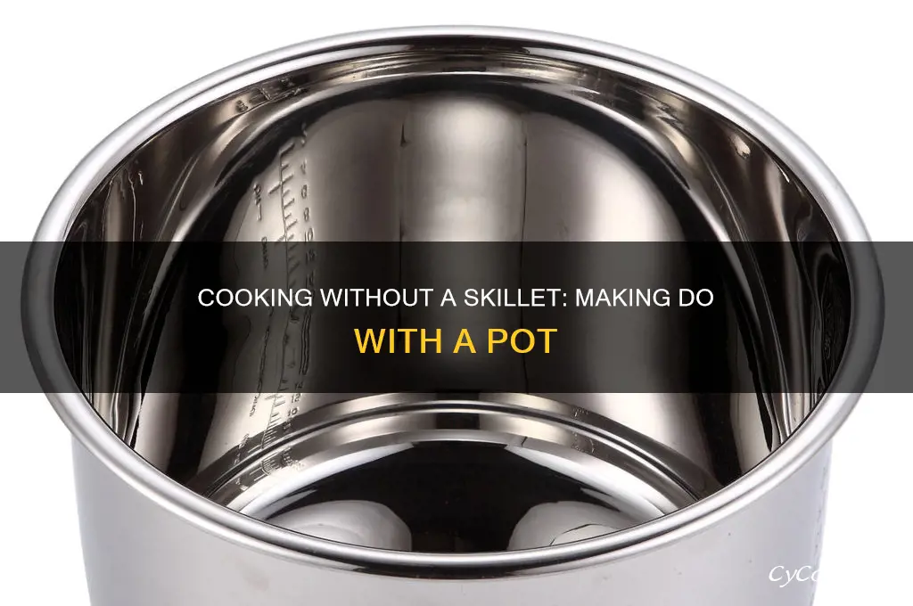 how to cook in a pot with no skillet