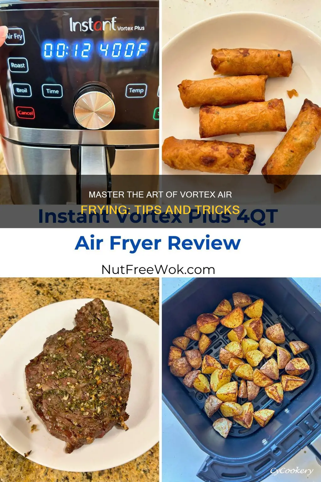 how to cook in a vortex air fryer