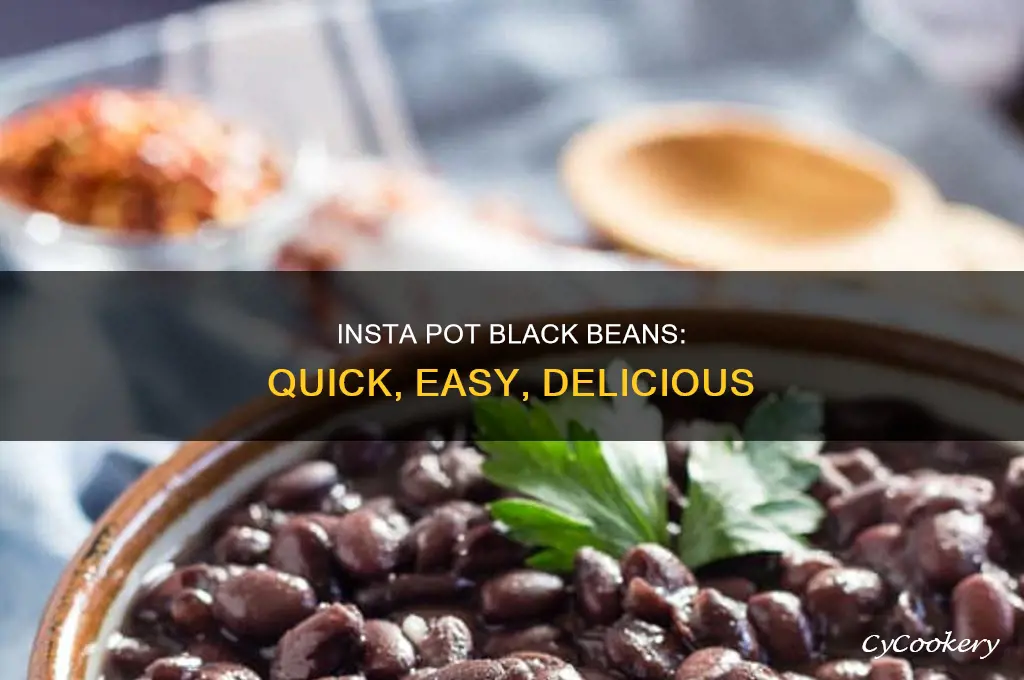 how to cook insta pot black beans