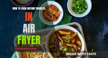 Crispy, Perfectly Cooked Noodles: Air Fryer Instant Noodle Mastery