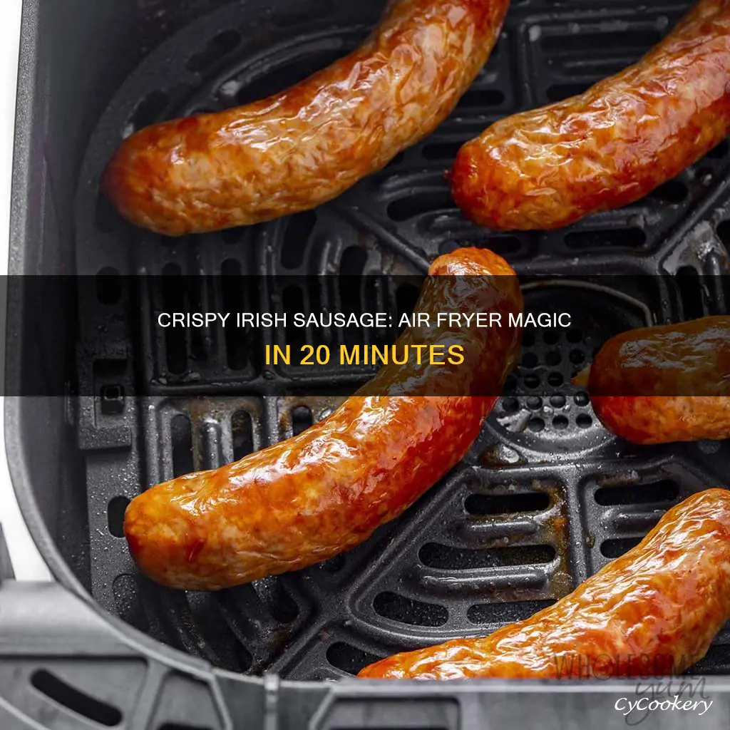 how to cook irish sausage in air fryer