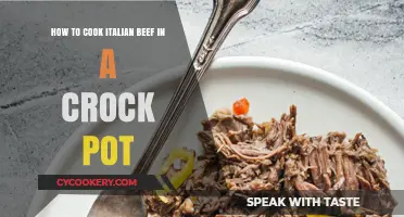 Crock-Pot Italian Beef: Tender, Flavorful, and Simple!