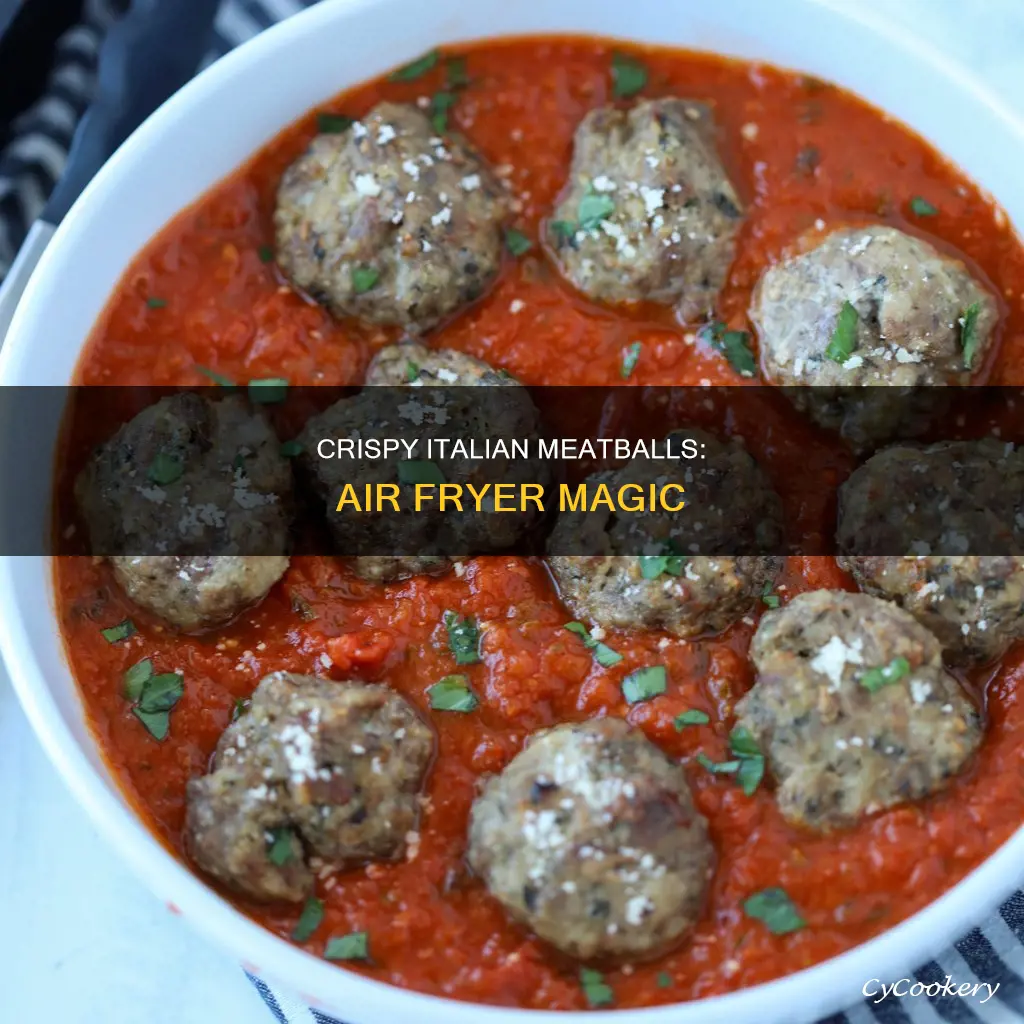 how to cook italian meatballs in air fryer