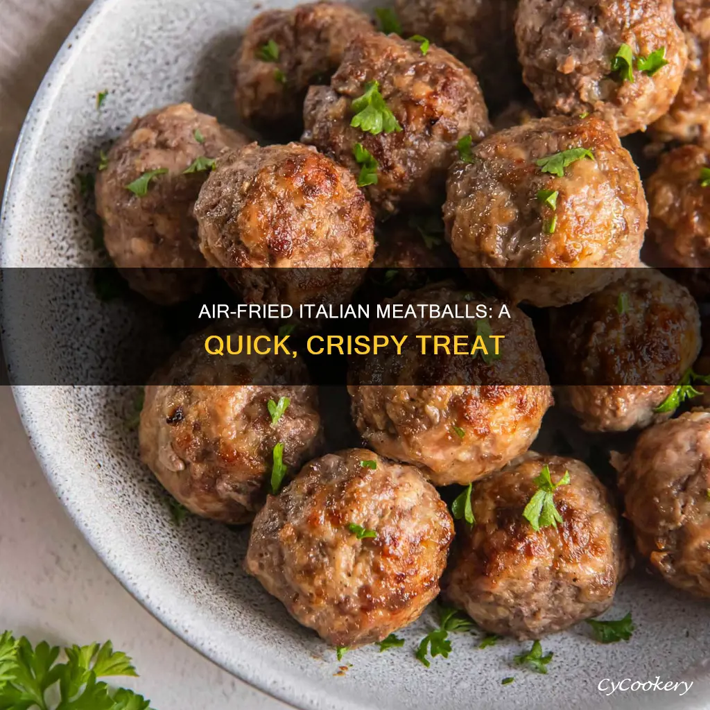 how to cook italian meatballs in air fryer