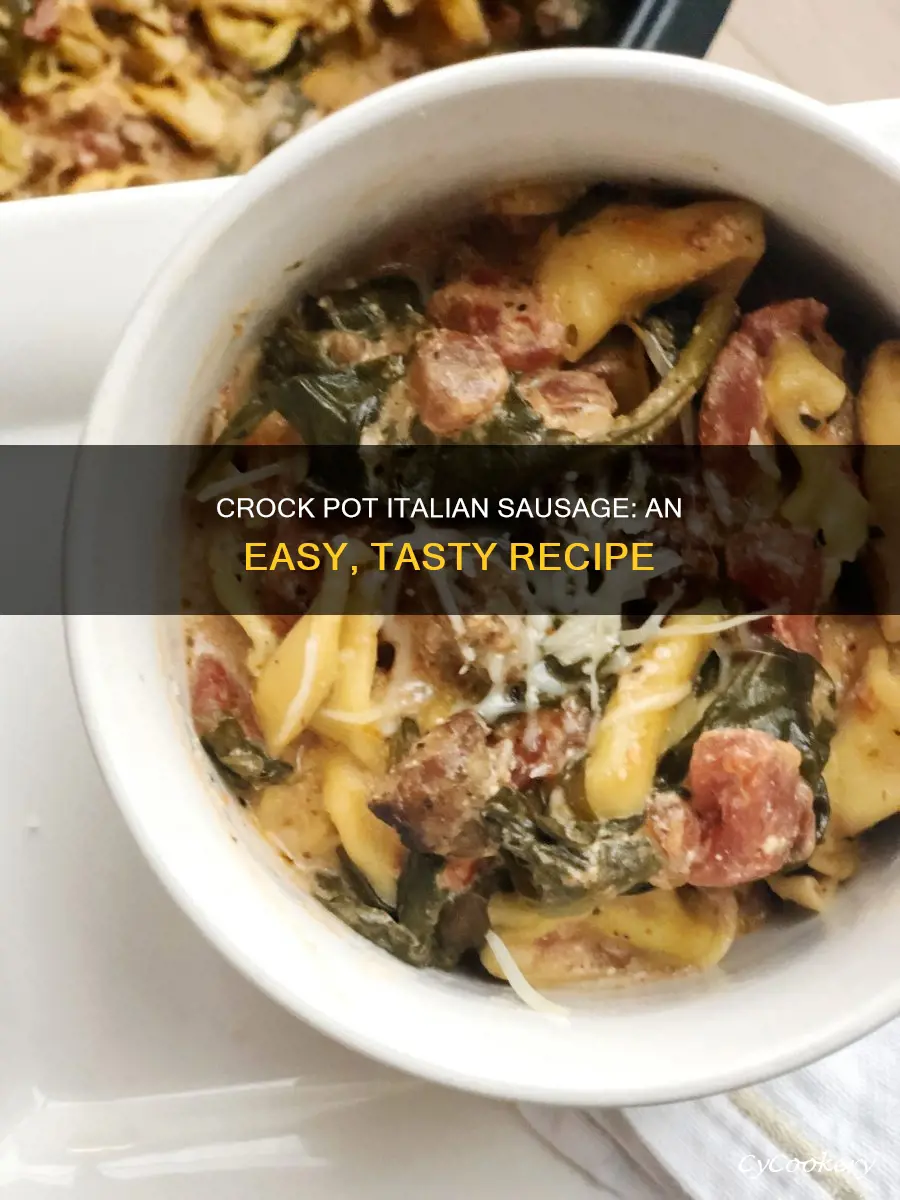 how to cook italian sausage in crock pot