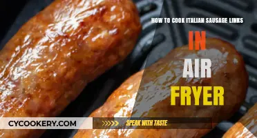 Crispy Italian Sausage Links: Air Fryer Magic