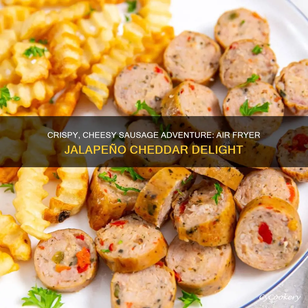 how to cook jalapeno cheddar sausage in air fryer