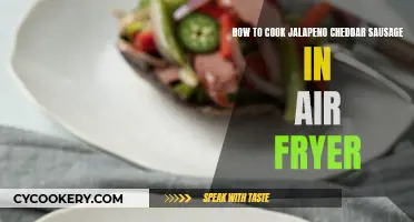 Air Fryer Jalapeno Cheddar Sausage: Quick, Easy, Delicious!