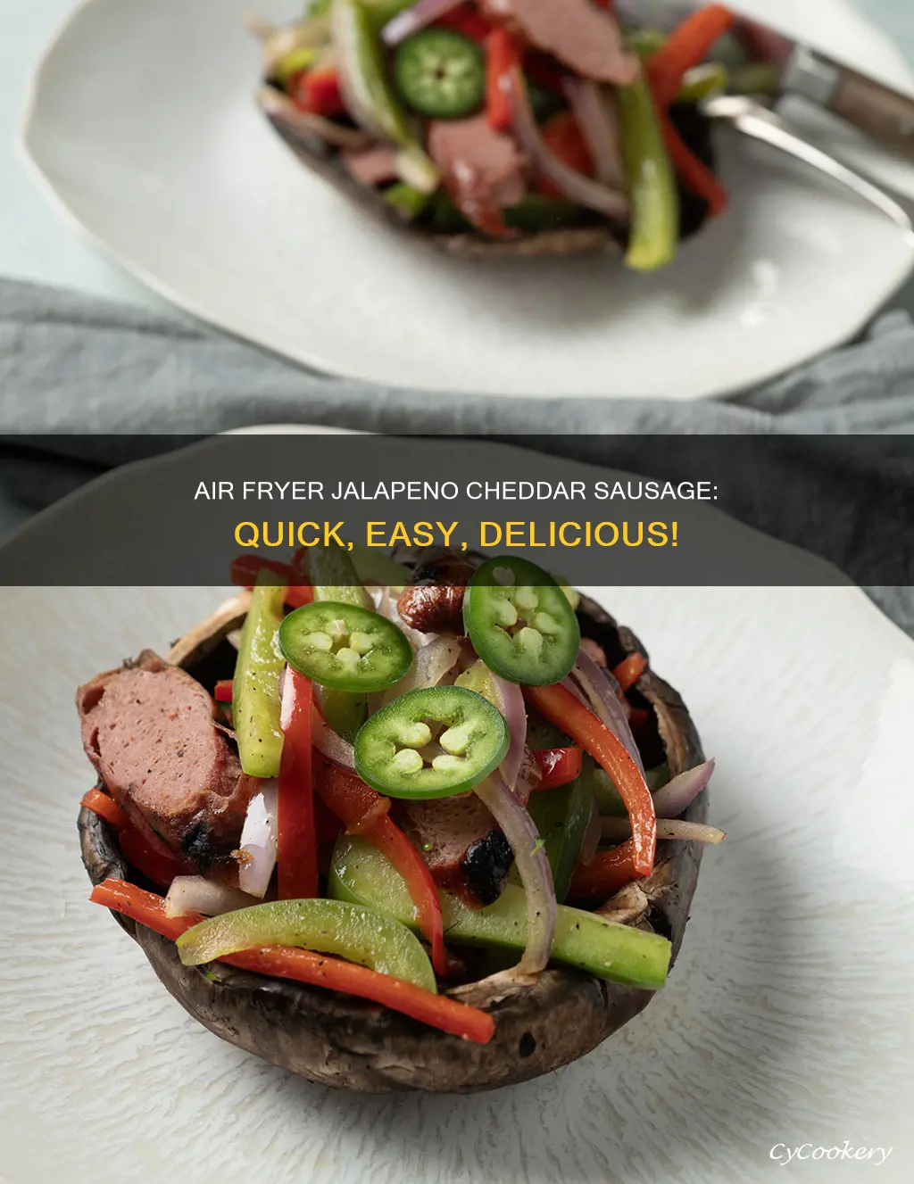 how to cook jalapeno cheddar sausage in air fryer