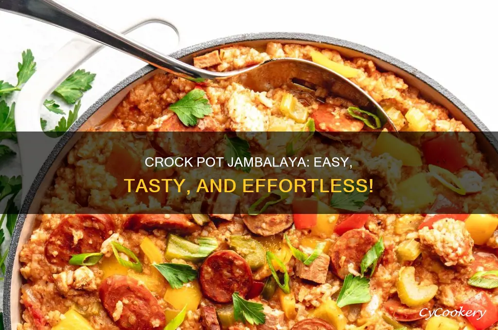how to cook jambalaya in a crock pot