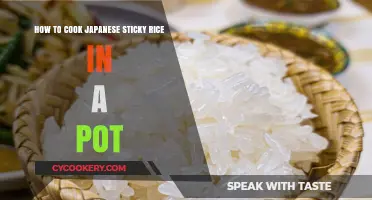 Cooking Japanese Sticky Rice: A Pot Method