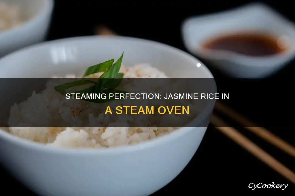 how to cook jasmine rice in steam oven