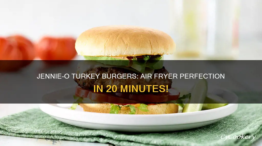 how to cook jennie o turkey burgers in air fryer