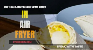 Crispy Breakfast Burritos: Air Fryer Jimmy Dean Made Easy