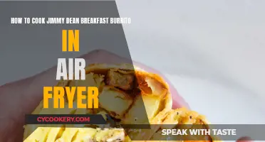Air-Fryer Breakfast: Jimmy Dean Burrito Recipe