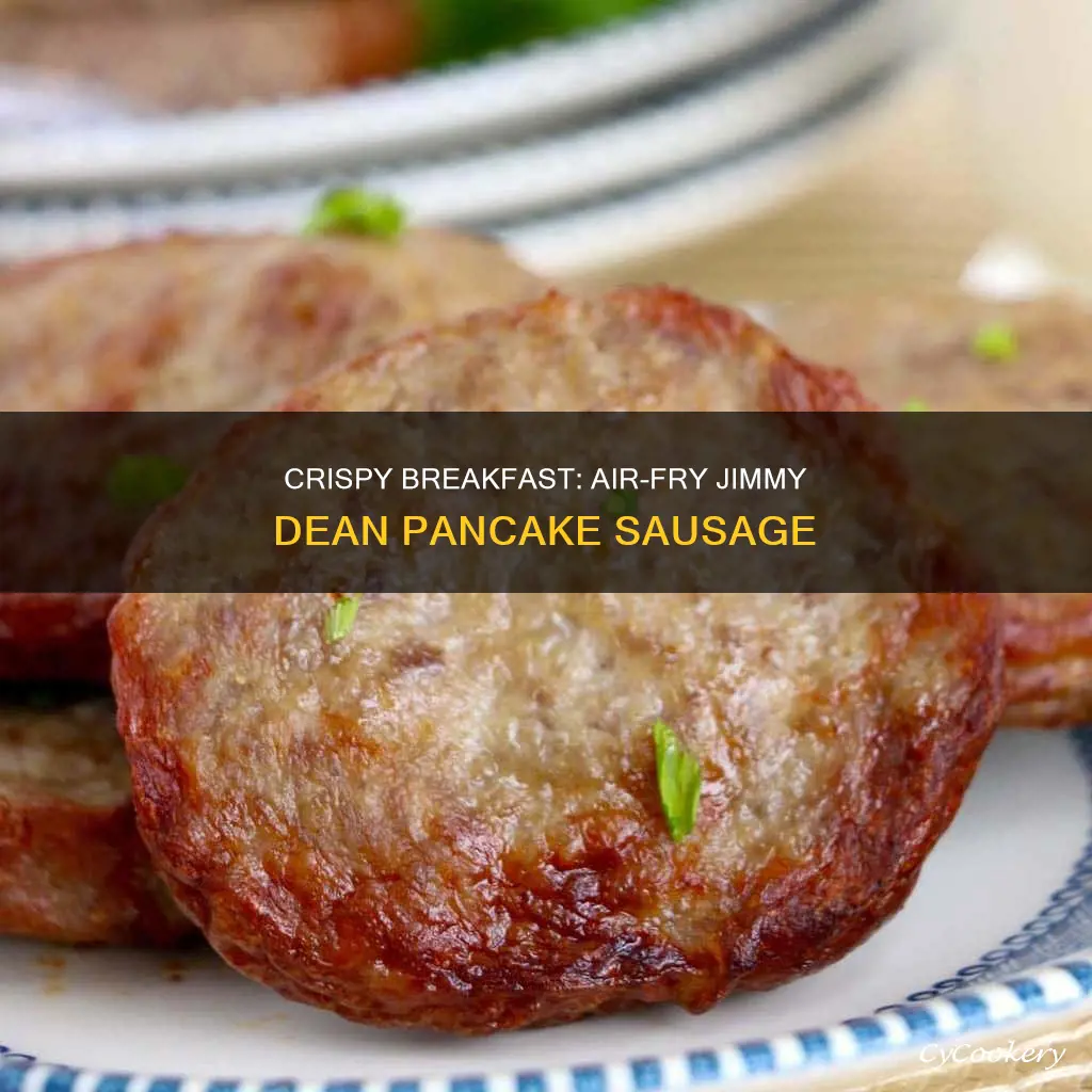 how to cook jimmy dean pancake sausage in air fryer