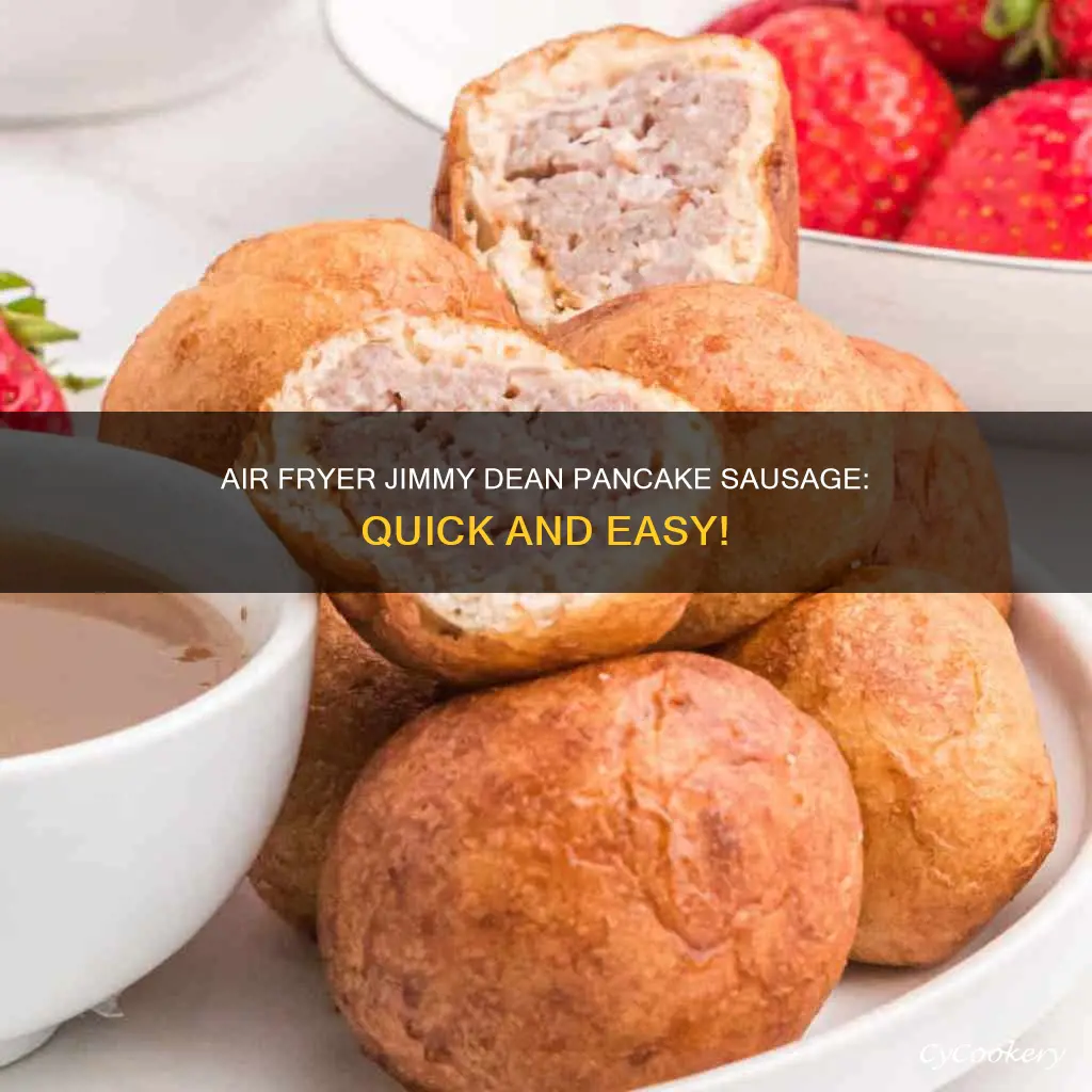 how to cook jimmy dean pancake sausage in air fryer