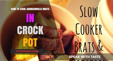 Johnsonville Brats: Slow-Cooked to Perfection