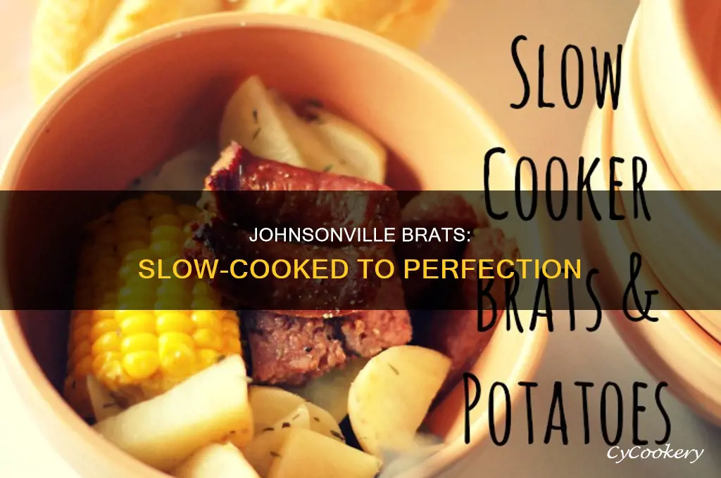 how to cook johnsonville brats in crock pot