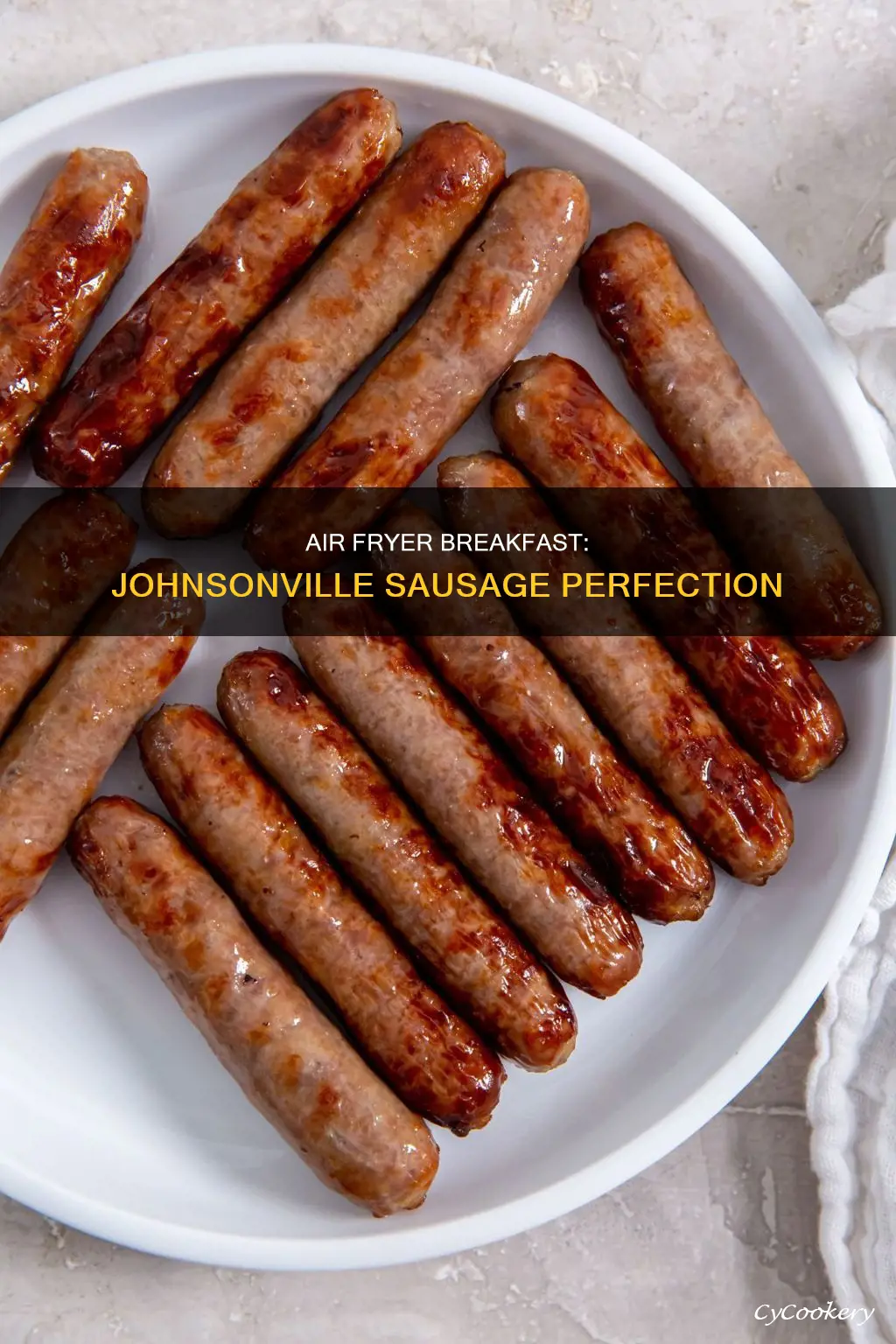 how to cook johnsonville breakfast sausage in air fryer