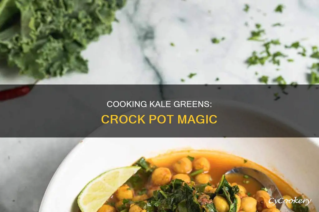 how to cook kale greens in a crock pot