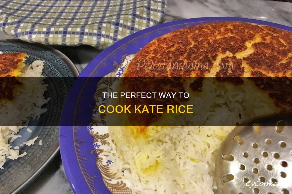 how to cook kate rice in a pot