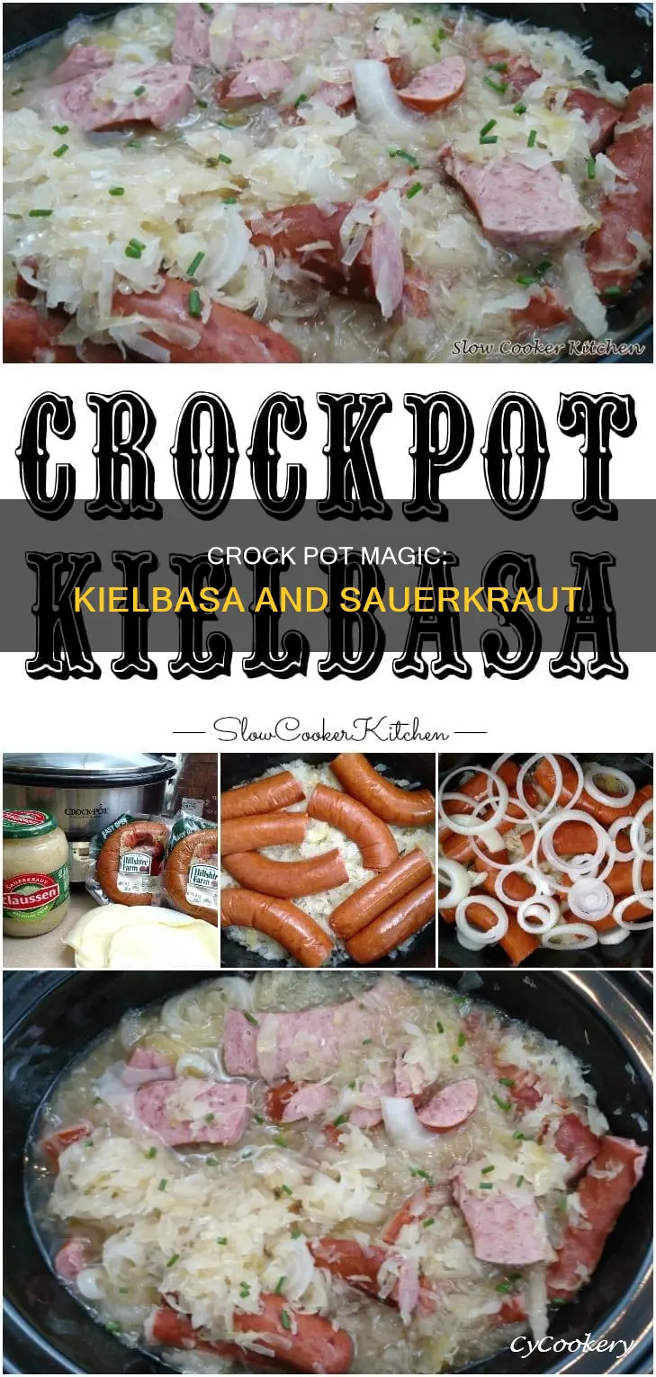 how to cook kielbasa and sauerkraut in crock pot