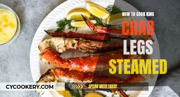 Steaming King Crab Legs: A Simple, Quick, and Delicious Guide