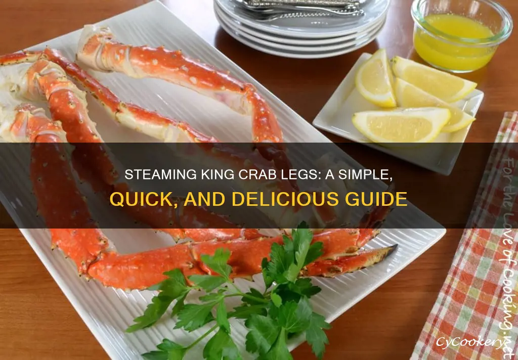 how to cook king crab legs steamed