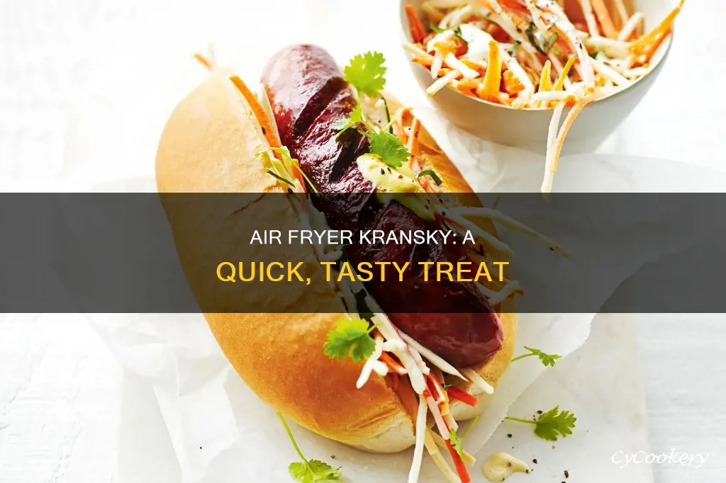 how to cook kransky in air fryer