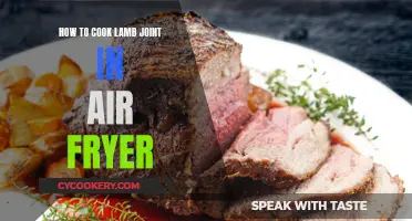 Air-Fried Lamb Joint: A Quick, Crispy Delight
