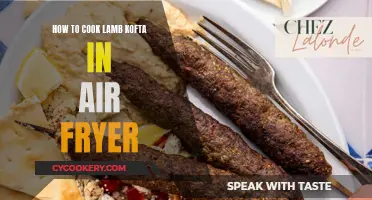 Air-Fried Lamb Kofta: Quick, Easy, and Delicious!