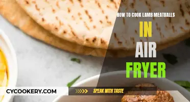 Air-Fried Lamb Meatballs: Quick, Easy, Delicious!