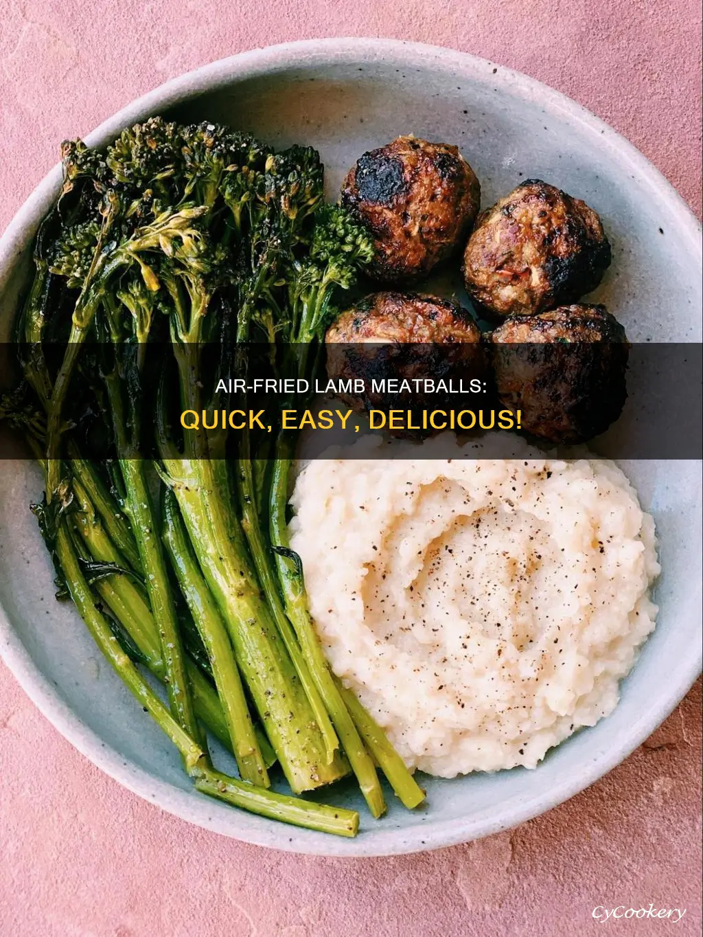how to cook lamb meatballs in air fryer