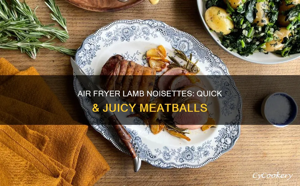 how to cook lamb noisettes in air fryer