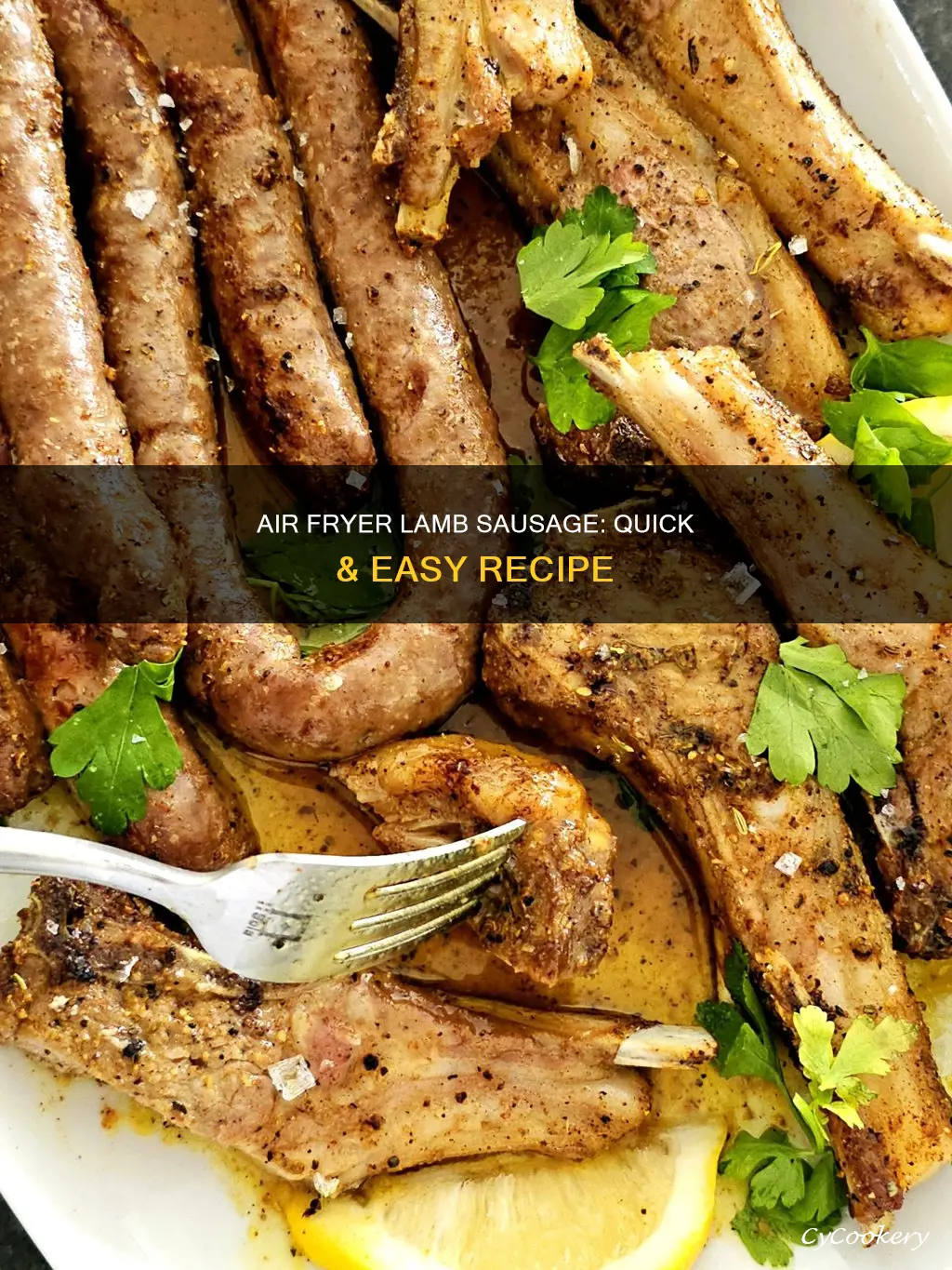 how to cook lamb sausage in air fryer